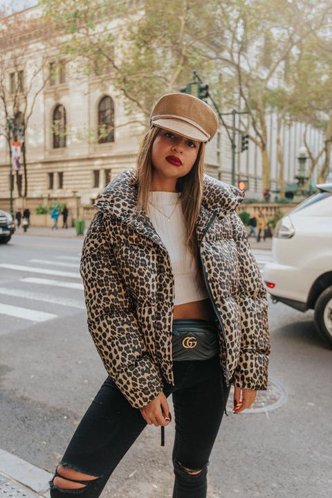 Leopard Down Jacket