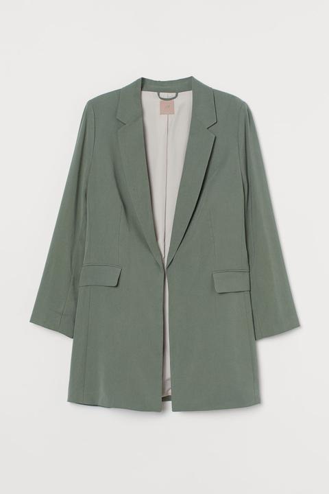 H & M+ Americana Larga - Verde