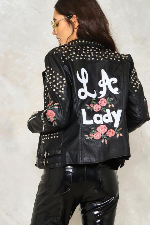 Bud Out Vegan Leather Moto Jacket