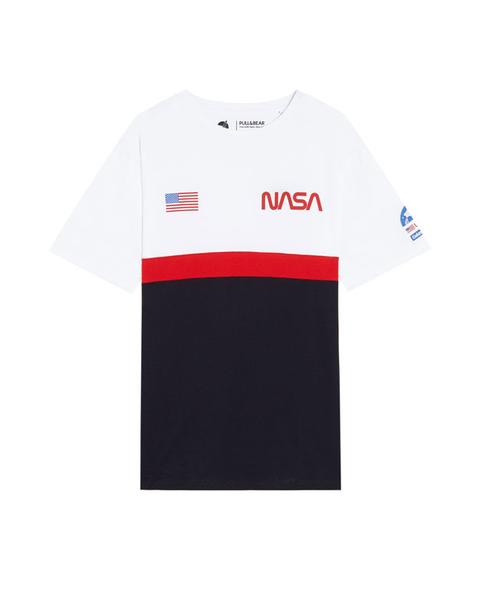camiseta nasa pull and bear