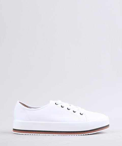 tenis branco beira rio flatform