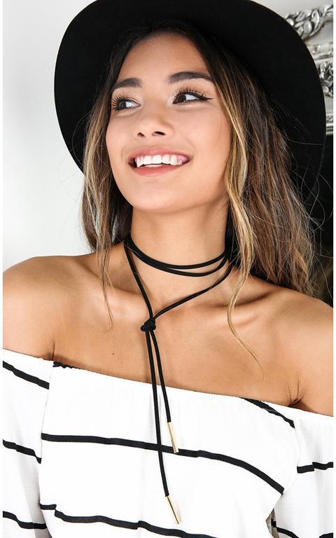 First Take Choker In Black