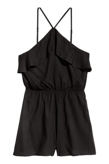 H & M - Mono Con Volante - Negro