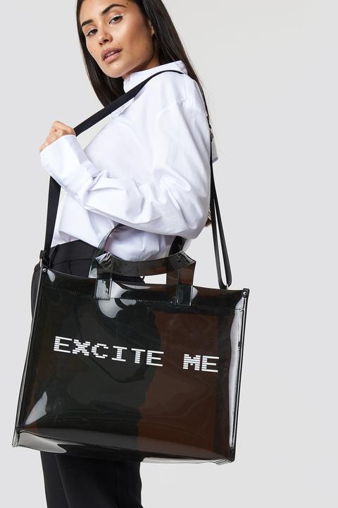 The Classy Issue X Na-kd Excite Me Shopping Bag - Black