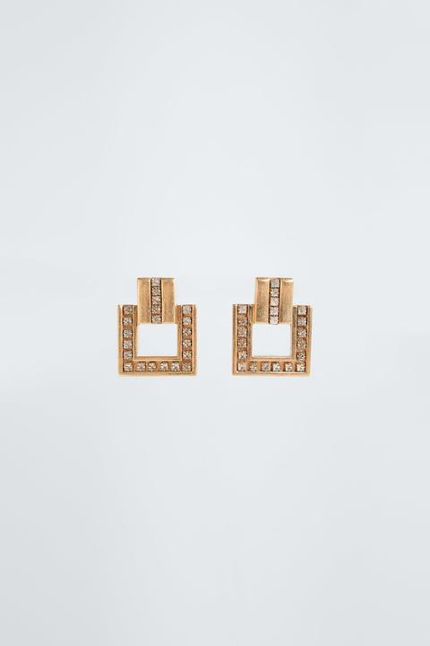 Pendientes Cuadrado Joya