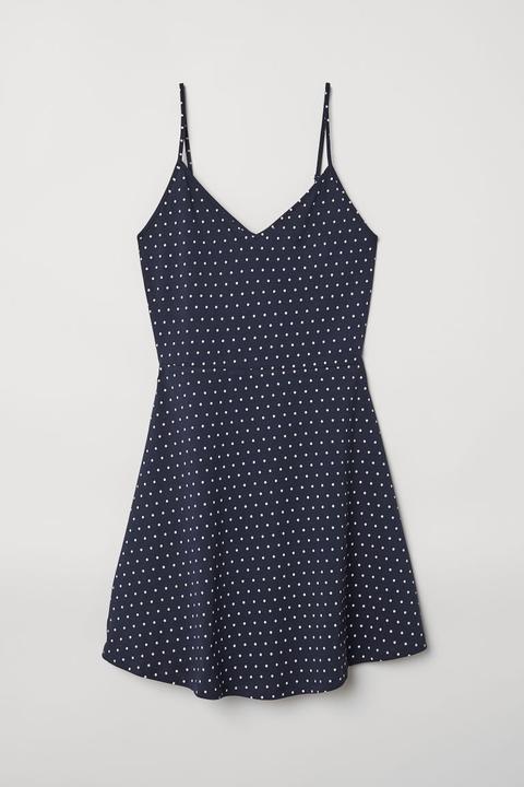 Short Jersey Dress - Blue from H&M on 21 Buttons