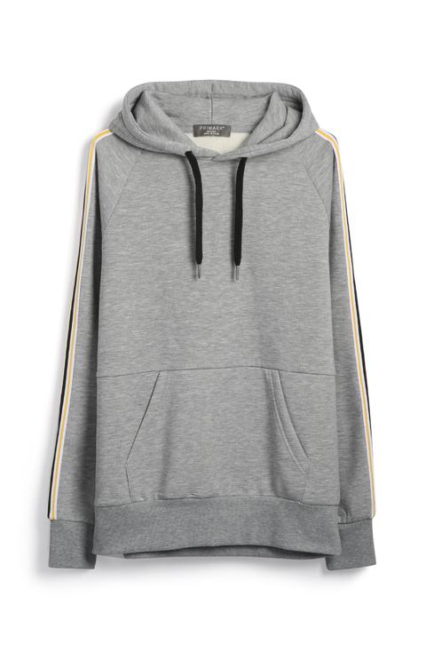 Sudadera Gris Con Capucha