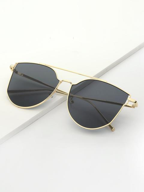 Cat Eye Double Bridge Sunglasses