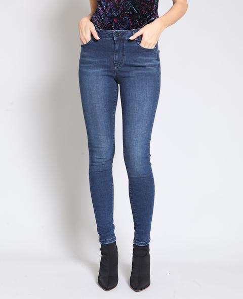 Jeans Skinny A Vita Alta