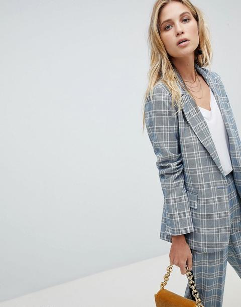 Oasis - Blazer Sartoriale A Quadri - Multicolore