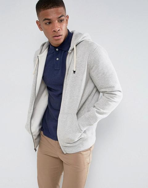 polo ralph lauren plain jersey zip up hoodie