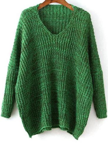 Maglione Conscollo A V Verde