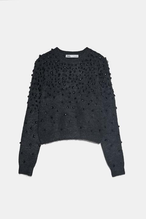 Pull En Maille Avec Verroteries