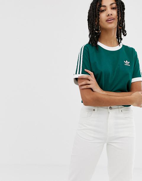 Adidas Originals - Adicolor - T-shirt Trois Bandes - Vert - Vert