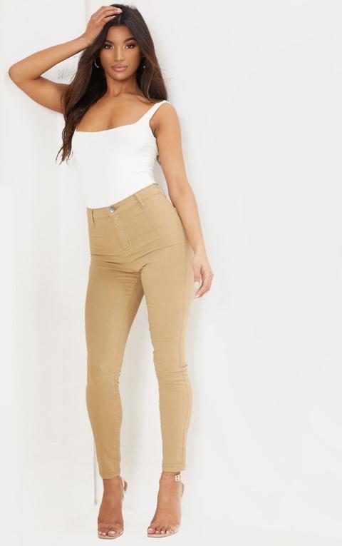 Sand Disco Skinny Jeans
