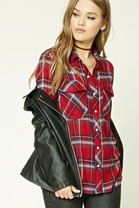 Flannel Plaid Shirt