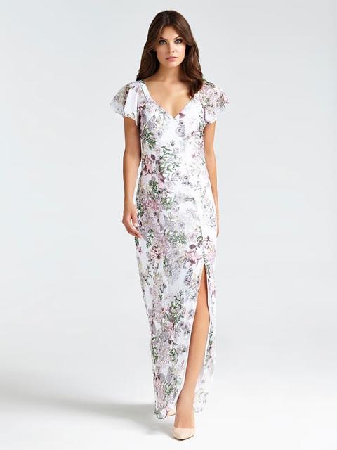 Vestido Largo Estampado Flores de Guess en 21 Buttons