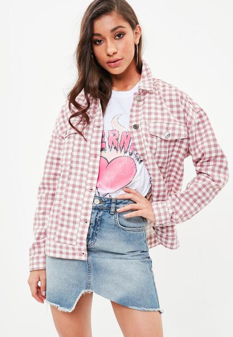 pink gingham jacket