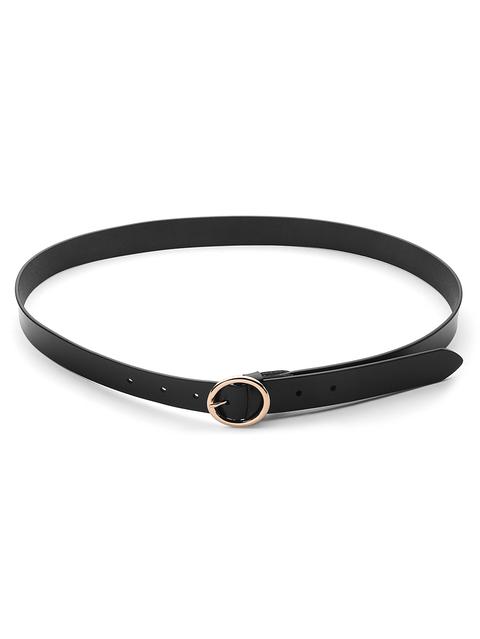 Metal Circle Buckle Belt