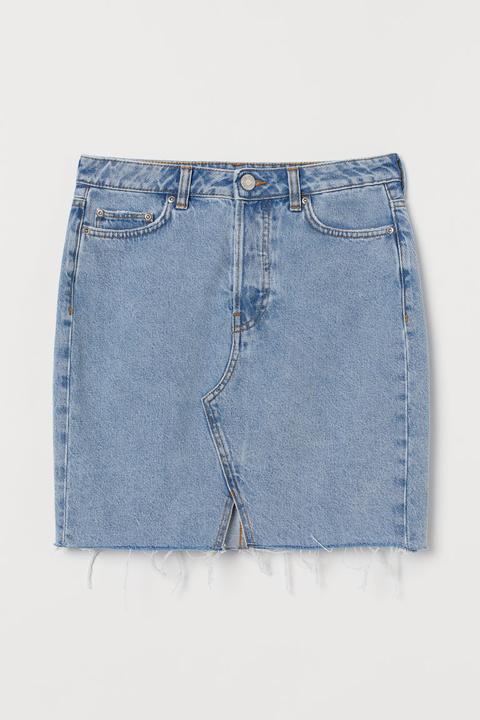 Denim Skirt - Blue