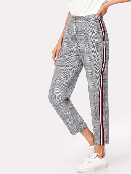 Hosen Mit Plaidmuster