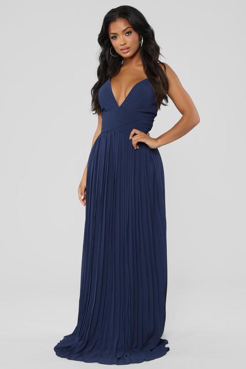 Lure Maxi Dress - Navy