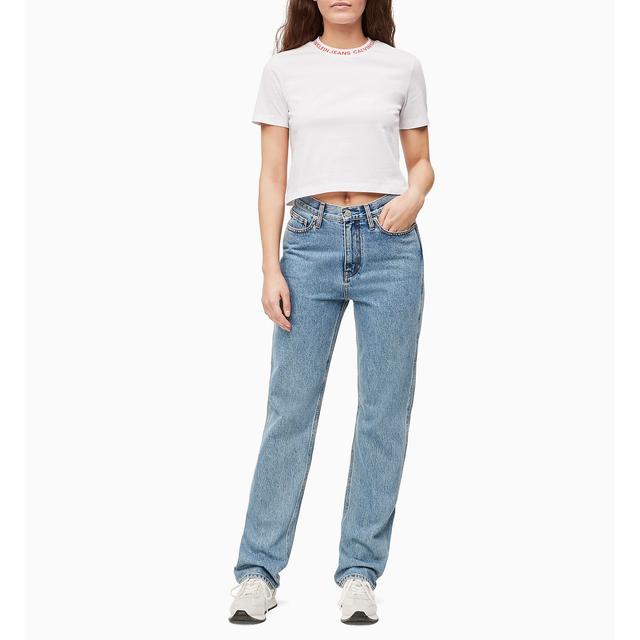 ckj 030 high rise straight ankle jeans