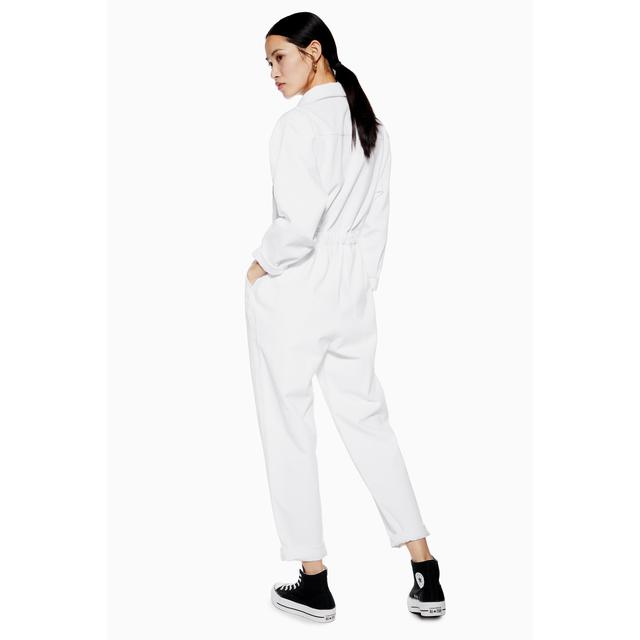 white boiler suit topshop