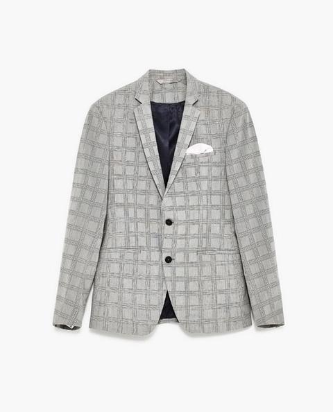 Blazer Abito Quadri Seersucker