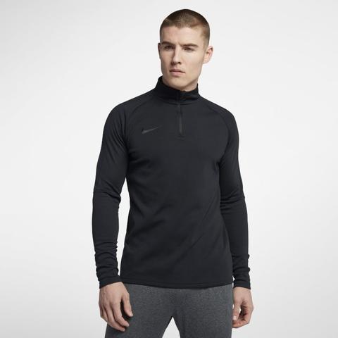 nike dry academy drill top black