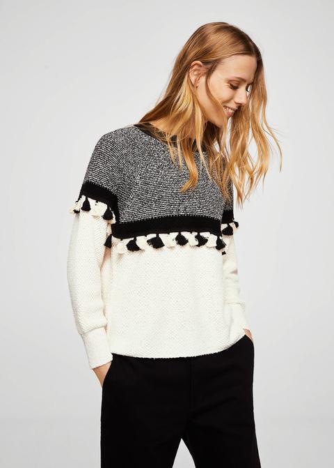 Pullover Dettaglio Frange