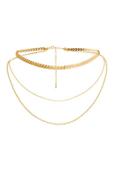 H & M - Collana A Tre Fili - Oro