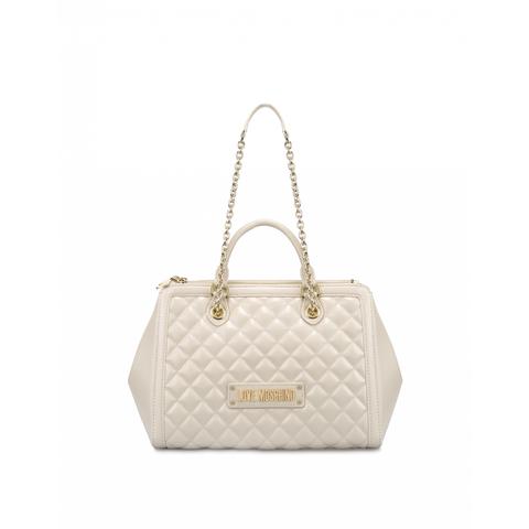 Bolso De Mano De Cuero Ecológico Acolchado