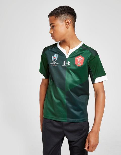vendedor Biblioteca troncal Ejército Under Armour Wales Ru Rugby World Cup 2019 Replica Shirt Junior - Green -  Kids de Jd Sports en 21 Buttons
