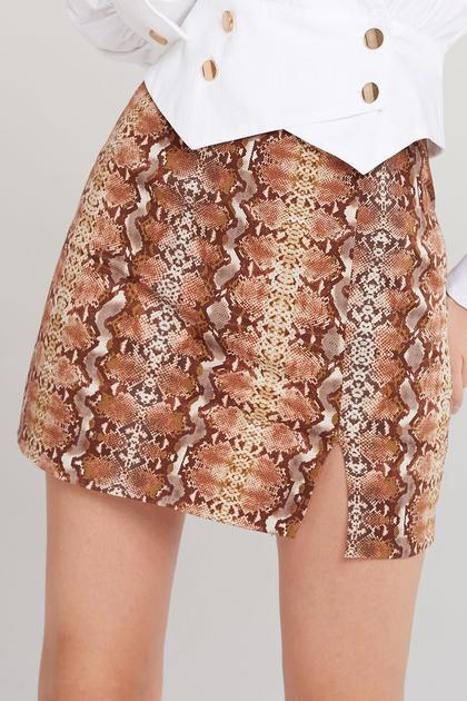 Lucky Snake Print Skirt-2 Colors