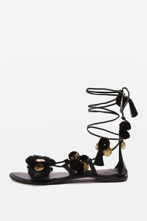 Honey Coin Sandals