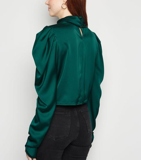 new look satin blouse