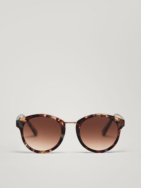 Gafas Round Detalle Carey