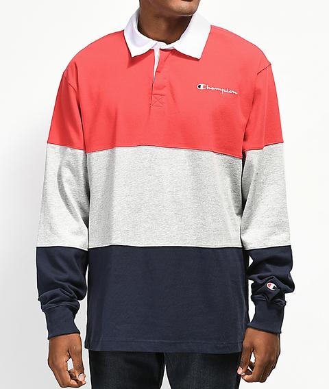 red champion long sleeve
