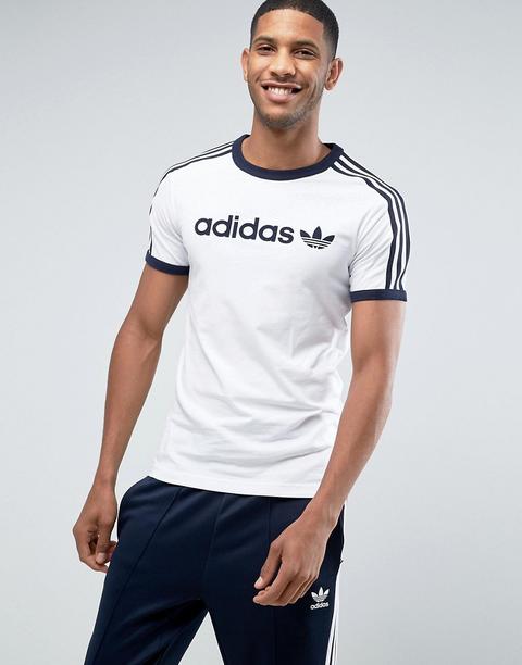 Adidas Originals - Adicolor Linear Br8981 - T-shirt Bianca - Bianco