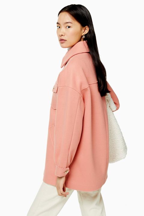 Topshop deals apricot coat