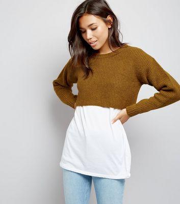 Yellow Cropped Jumper