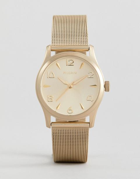 Pilgrim - 701712020 - Orologio Placcato Oro - Oro