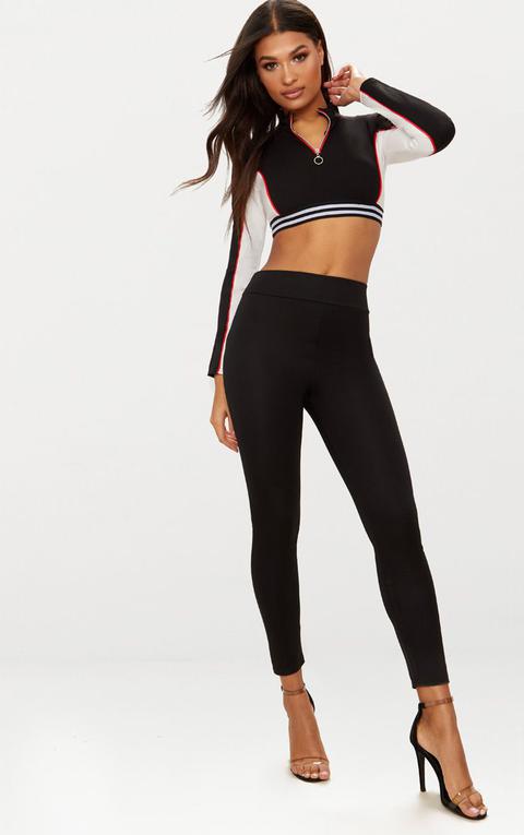 Black Ponte Highwaisted Leggings