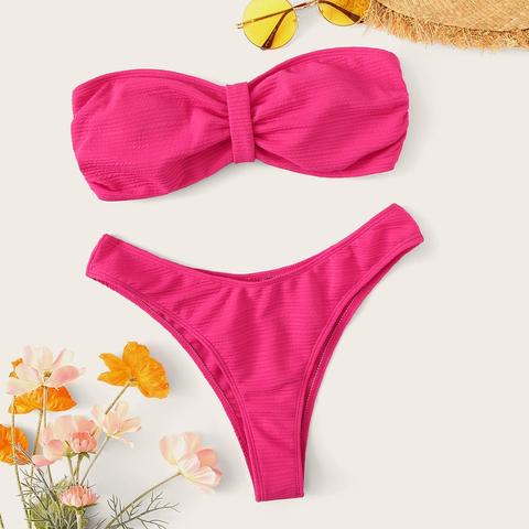 Set Bikini Bandana Con Nodo