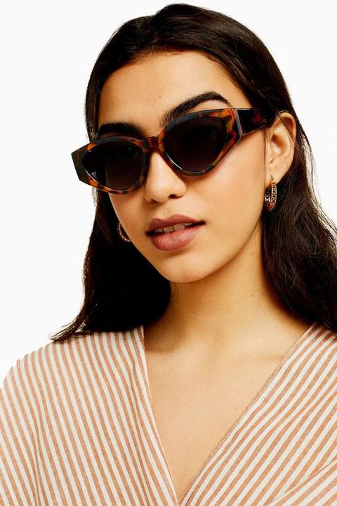 Dion Tortoiseshell And Navy Sunglasses