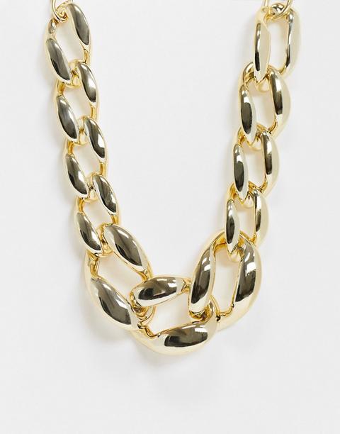 Designb London Necklace In Chunky Gold Chain