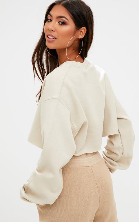 Sand Ultimate Cropped Sweater