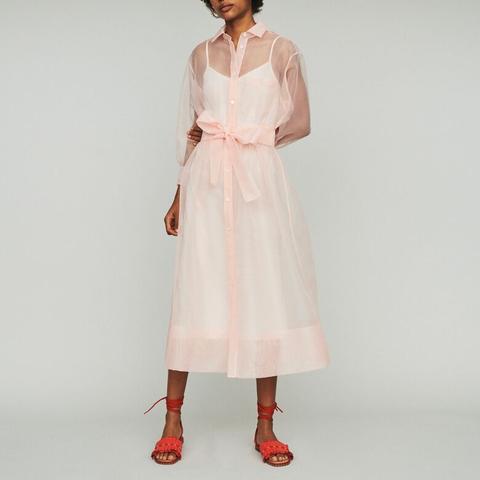 robe chemise organza