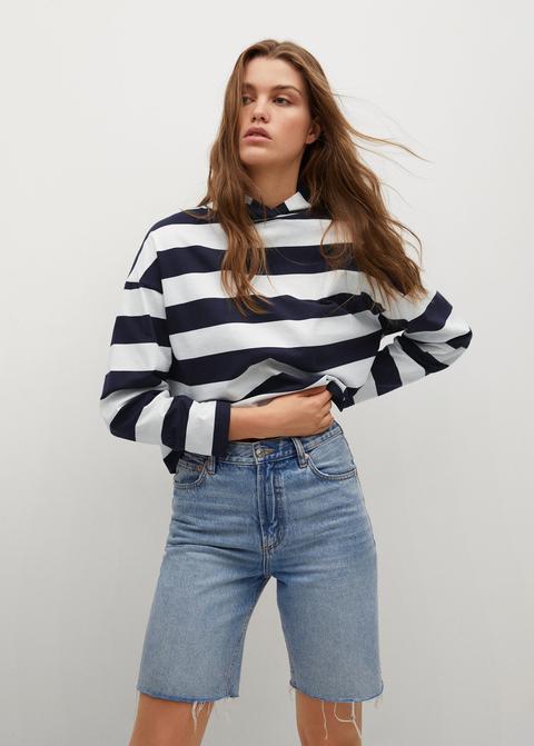 Sudadera Crop Algodón